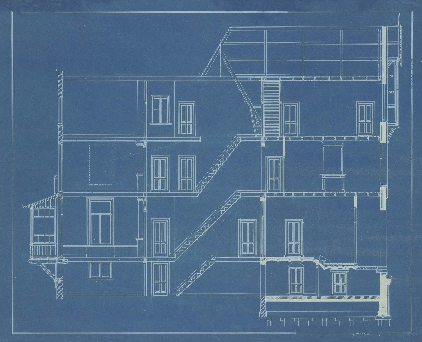 Architectural elevation drawing